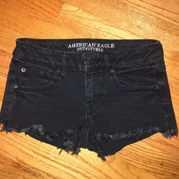 American Eagle Outfitters Pants - American Eagle Black Jean Shorts